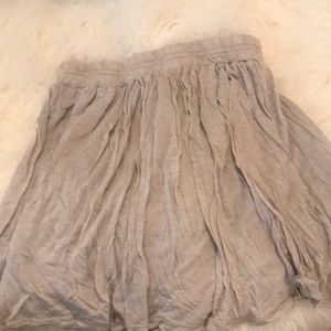 Tan soft skirt